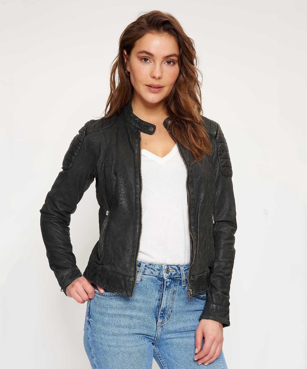 | Goosecraft Biker128 Biker Dames Jas Maat L Leerkwaliteit » GOOSECRAFT