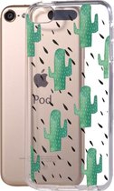 GadgetBay Cactus hoesje iPod Touch 5 6 7 doorzichtig TPU case