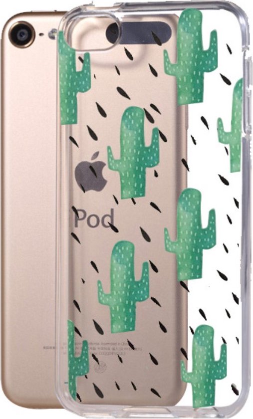 storting mannelijk Dertig GadgetBay Cactus hoesje iPod Touch 5 6 7 doorzichtig TPU case | bol.com