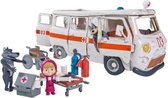 MASHA & MICHKA Simba speelset Ambulance + Acs