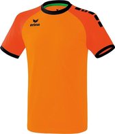 Erima Zenari 3.0 Shirt Korte Mouw - Oranje / Mandarine / Zwart | Maat: L