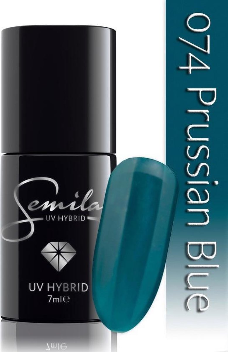 074 UV Hybrid Semilac Prussian Blue 7 ml.