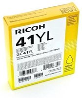 Ricoh GC 41YL - Low Yield - geel - origineel - inktcartridge - voor Ricoh Aficio SG 2100, Aficio SG 3100, Aficio SG 3110, Aficio SG 7100, SG 3110, SG 3120