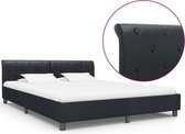 Bedframe kunstleer zwart 160x200 cm