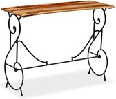 Wandtafel 100x40x75 cm massief sheeshamhout