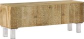 Tv-meubel 118x30x45 cm massief mangohout