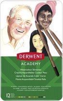 Derwent Academy Aquarelpotloden Huidskleuren - 12 Kleurpotloden