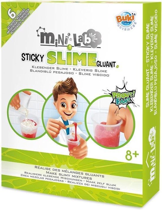 Afbeelding van het spel Buki Mini Lab - Sticky slime gluant