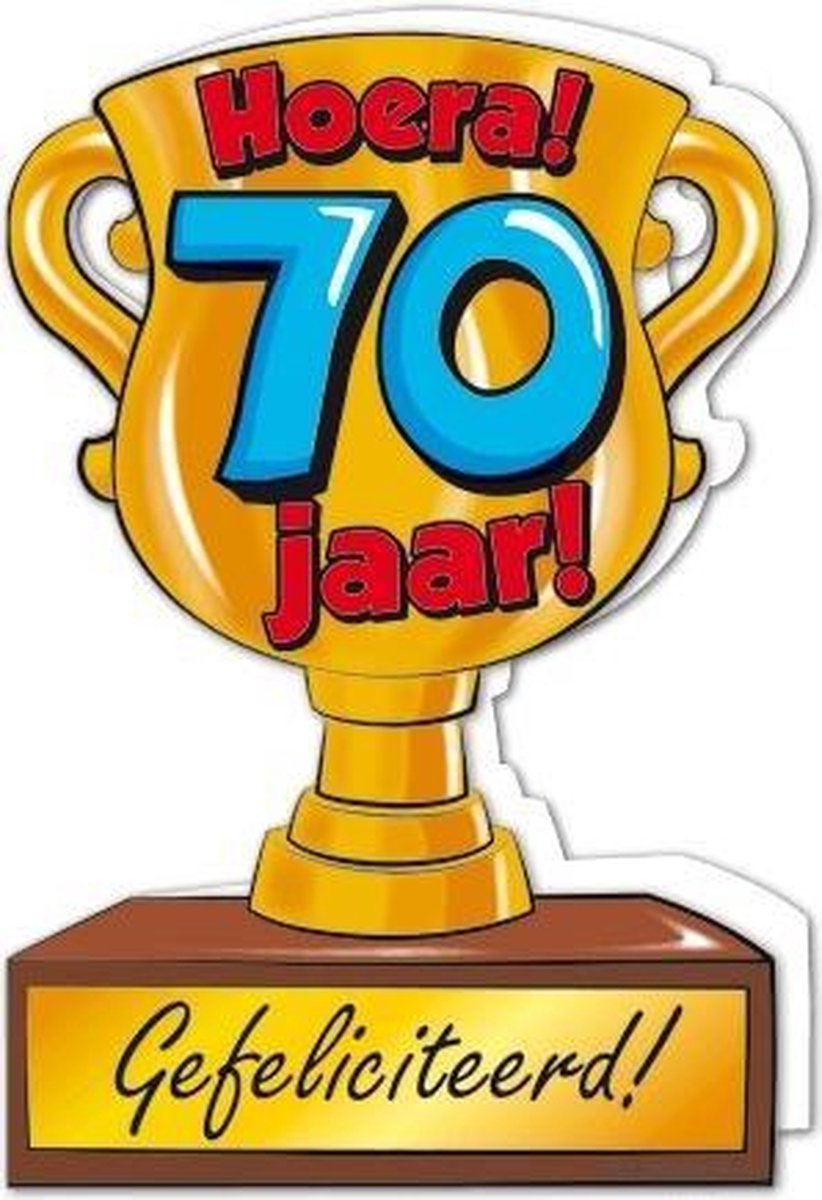 Trofee kaart - 70 jaar
