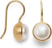 Bastian Inverun - 925/- oorhanger - vergoldet - Perle kombiniert mit vergoldetem  zilver - 35700