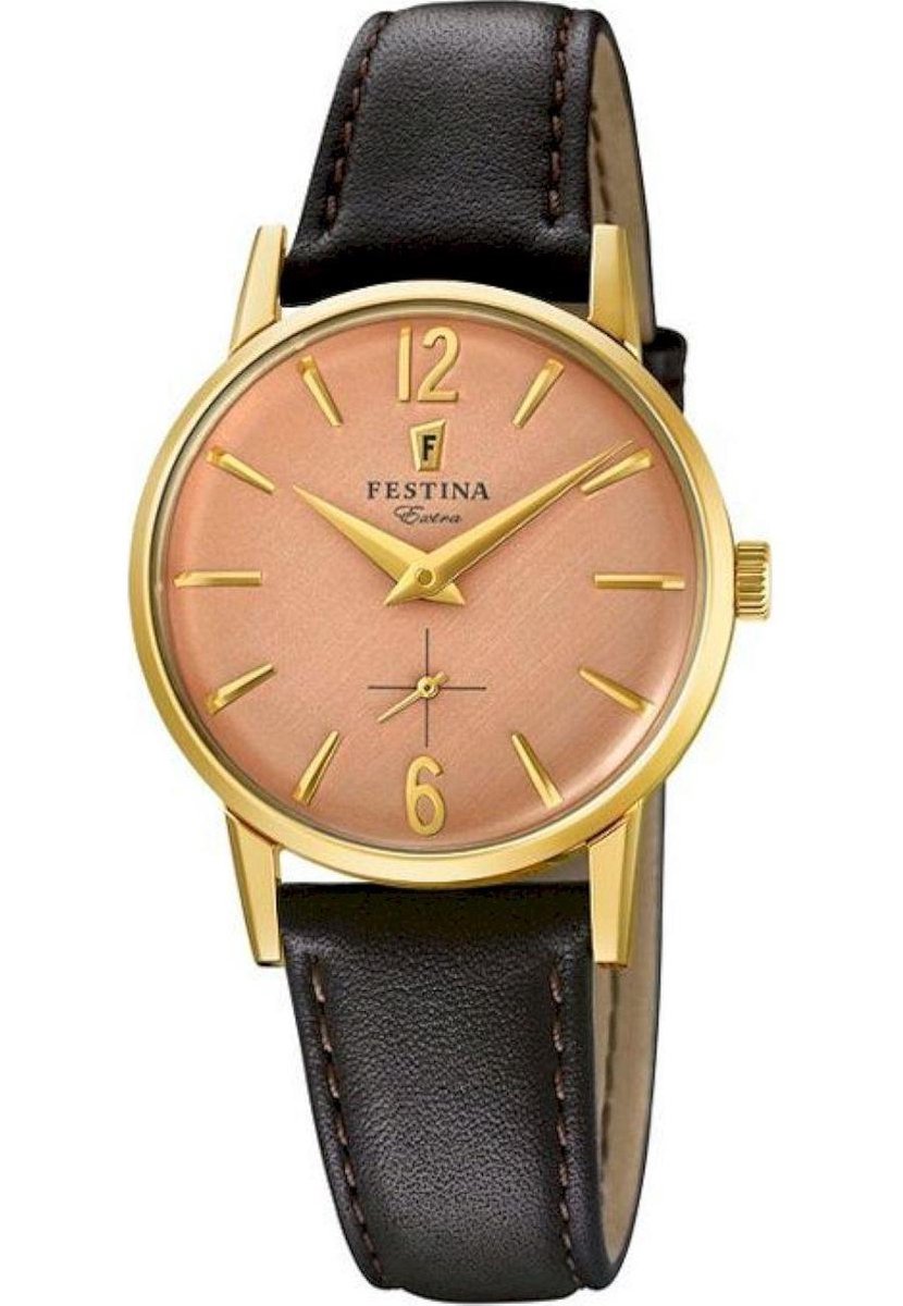 Festina F20255-2 Vintage - Horloge - Staal - Doublé - Ø 29 mm