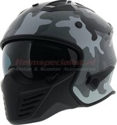 Vito Jet Bruzano helm camo motorhelm scooterhelm (XL)