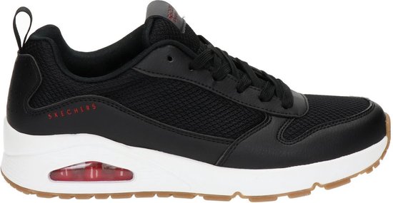 Skechers Uno heren sneaker - Zwart - Maat 43 | bol.com