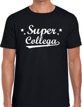 Super collega cadeau t-shirt zwart heren - kado shirt voor collegas S