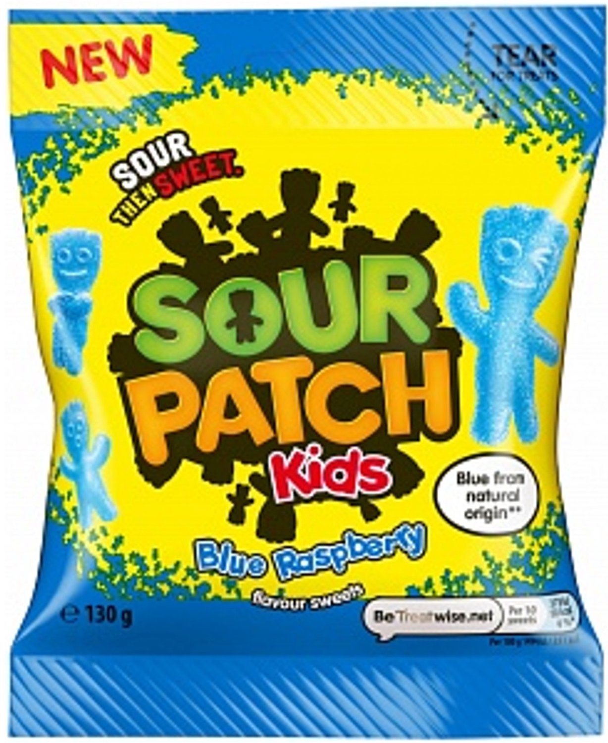 Sour Patch - Kids Blue Raspberry - Mexicaans zacht snoep - 10 x 120 g