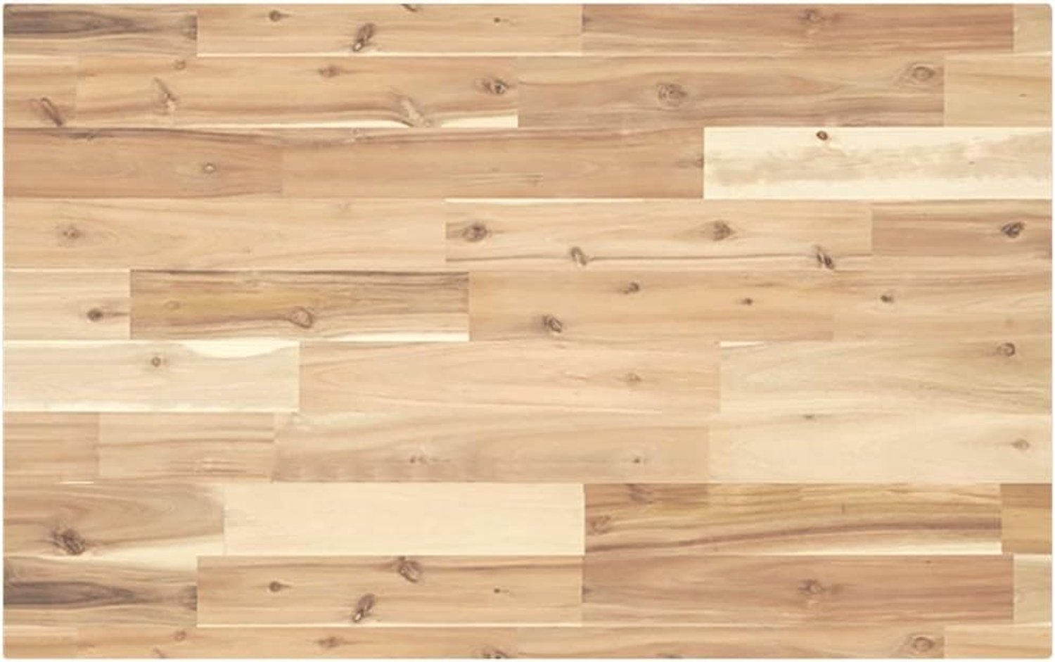 Houten acacia wastafelblad, onbehandeld, 120 x 50 x 4 cm, rustiek tafelblad voor badkamer, keuken, garage, werkblad, werkbank, plank
