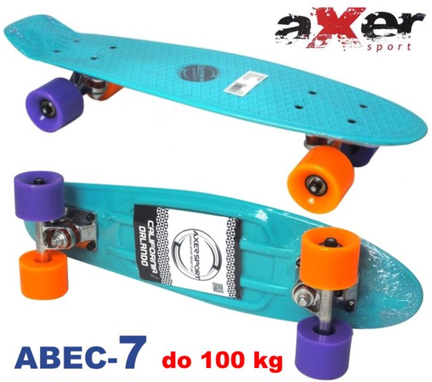 Axer Sport California Skateboard ABEC-7 tot 100kg Groen