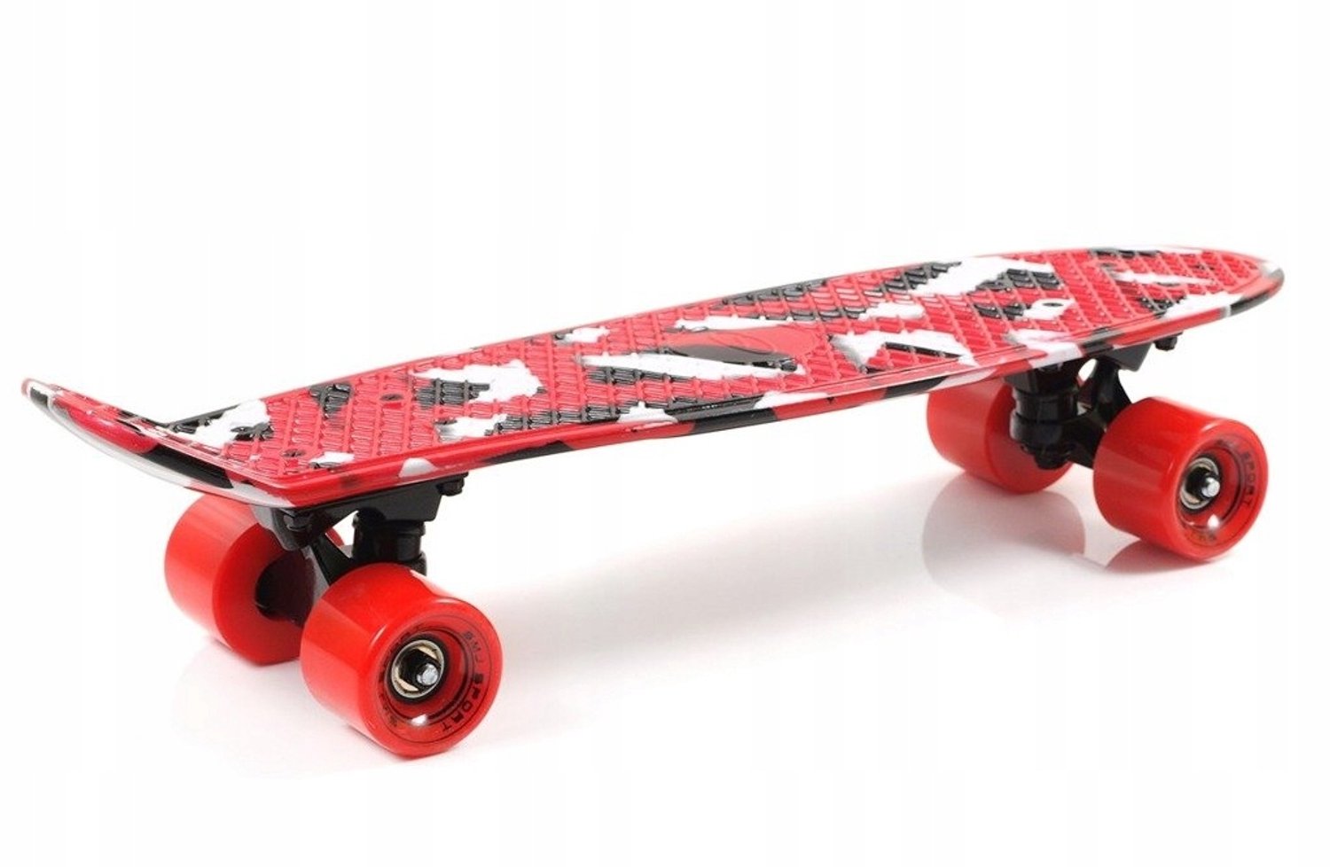 Sterke Cruiser Skateboard tot 100kg Rubberen Wielen ABEC-7 Lagers Multicolor
