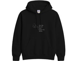 Bier Drinken Hoodie – Get Me Drunk And Enjoy The Show. – Casual Outfit – Unisex Hoodie voor Dames & Heren – Leuk Cadeau
