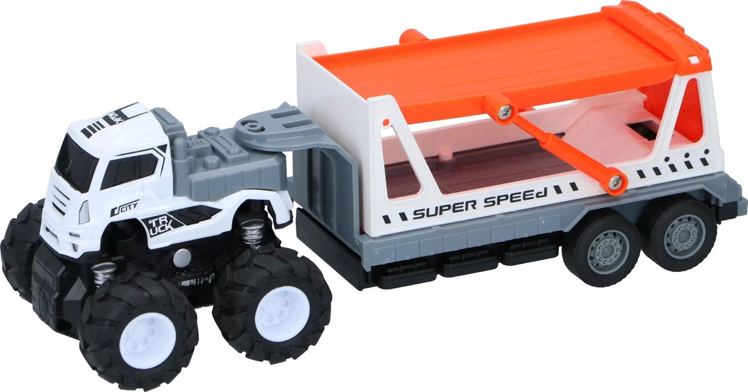 GEARBOX Vrachtwagen met Trailer Speelgoed 1:43