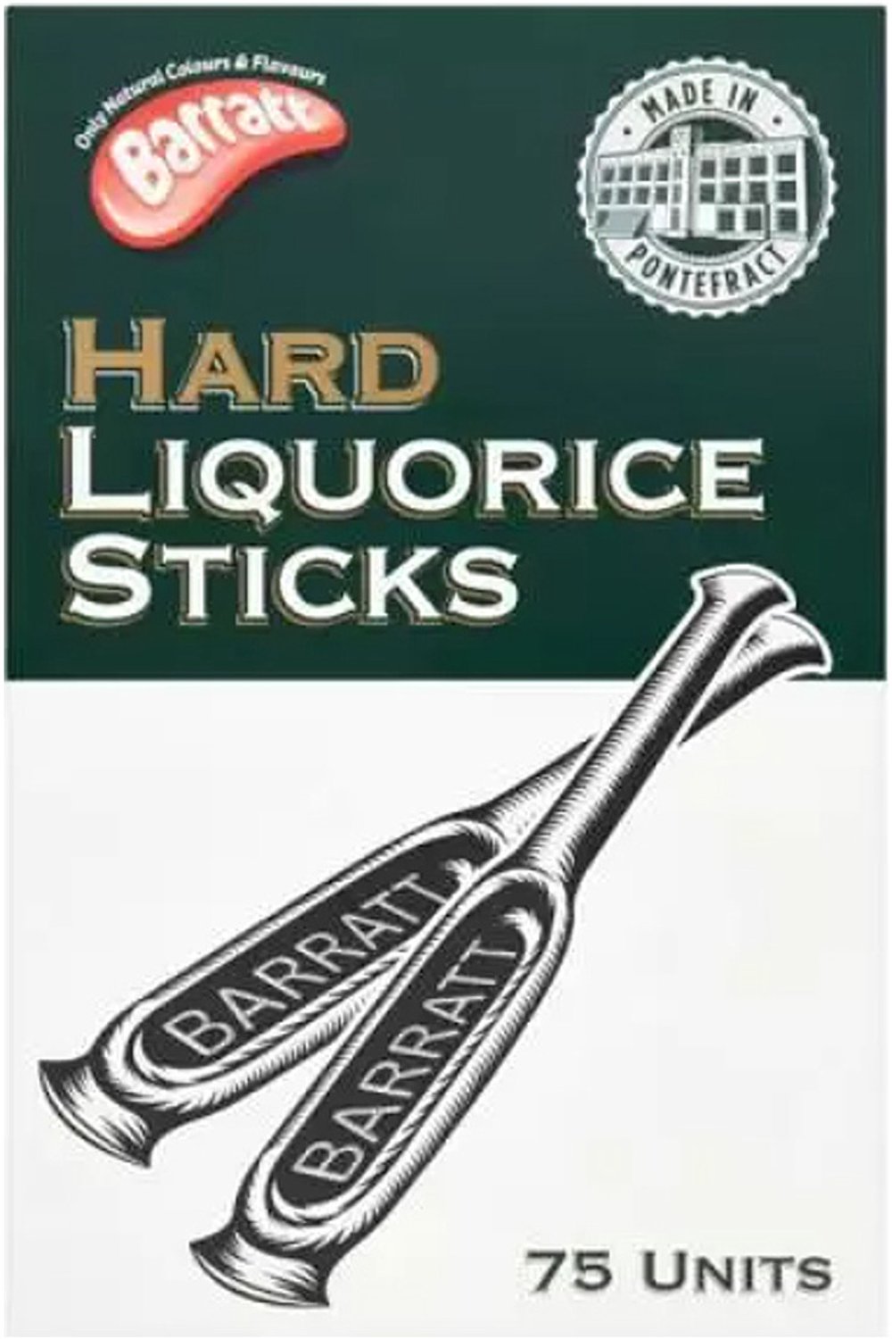 Barratt Hard Liquorice Sticks - Drop - 1,2 kg