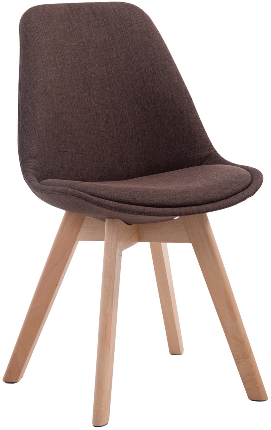 Luxe Comfort Bezoekersstoel - Stof - Bruin