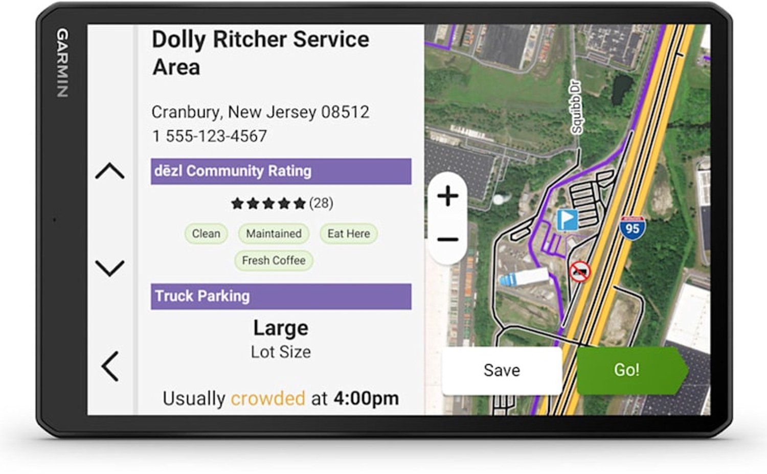 Garmin Dezl LGV1020, EU+South Africa, GPS – foto 3