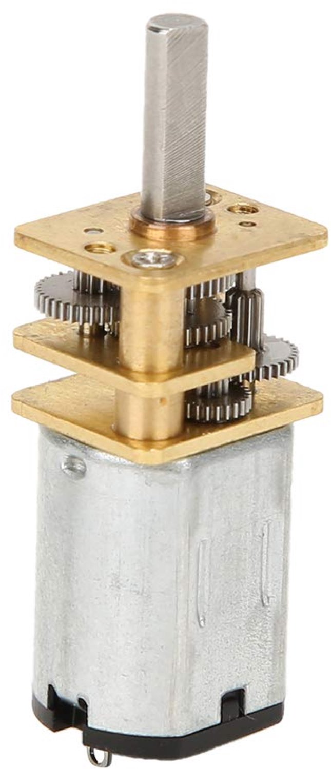 N20 DC 12V reductiemotor met metalen versnellingsbak - Snelheidsreductiecomponent voor industriële apparatuur - 60 RPM, 500 RPM en 1000 RPM opties - Metalen (60 tpm)
