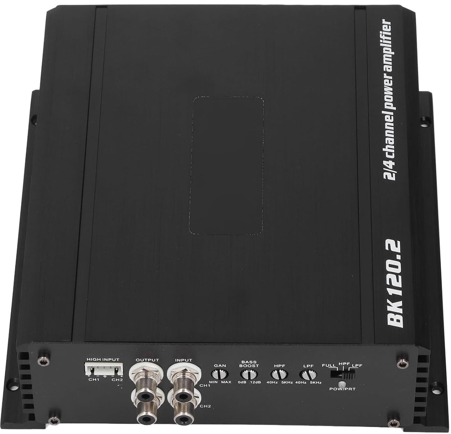 Krachtige Autoversterker 1000 W 2-kanaals Basboostgeluid voor Vrachtwagens, Boten, UTV's, Compact Ontwerp