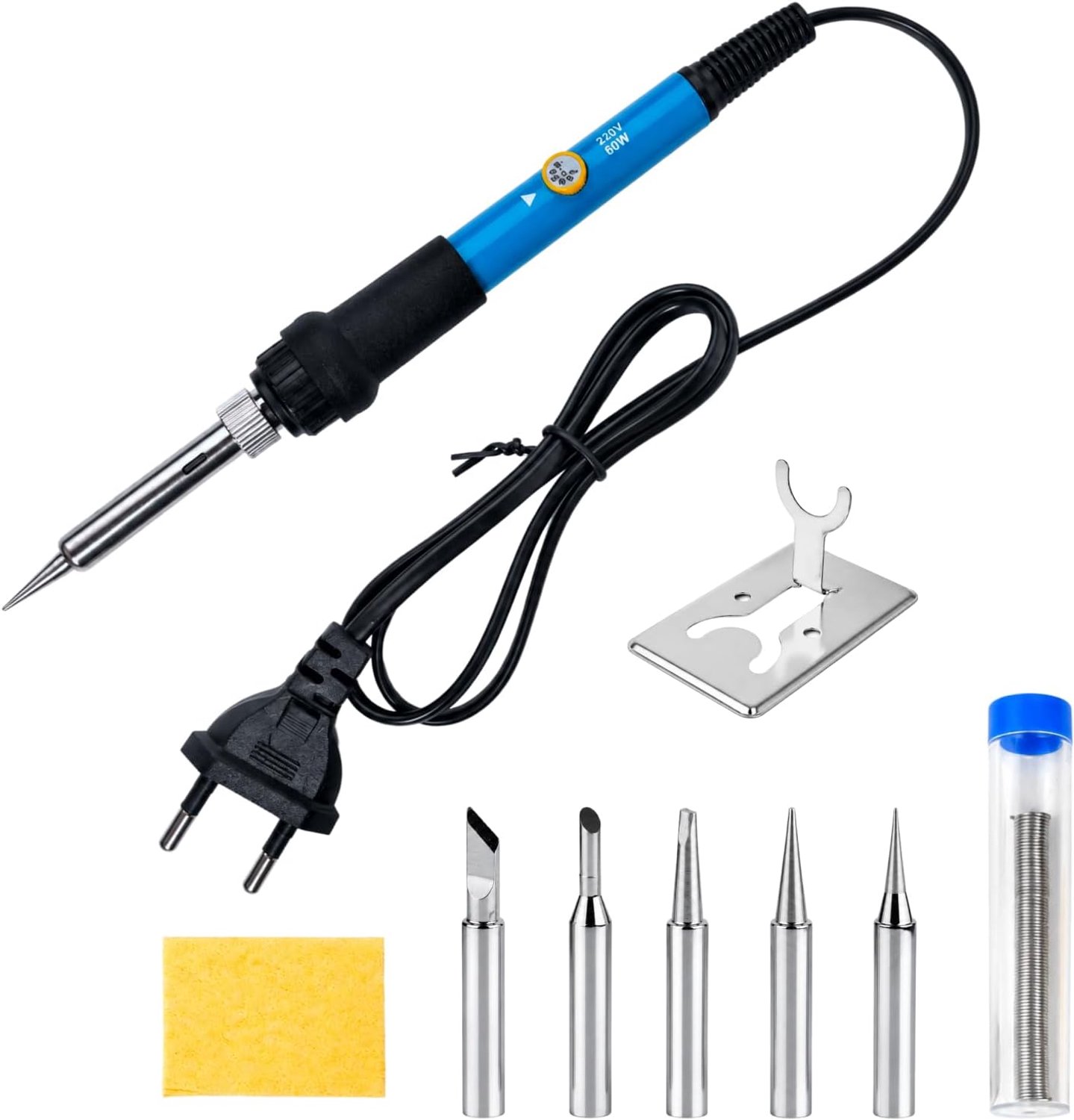 9 stuks, 60 W, 220-480 °C, elektronica, soldeerbout