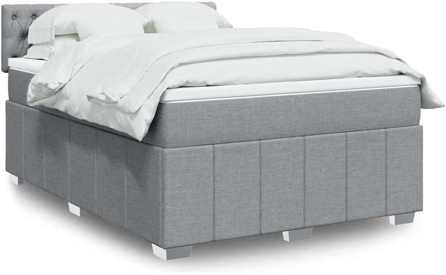 Pocketveringmatras Standaardmodel Lichtgrijs 160x200 cm