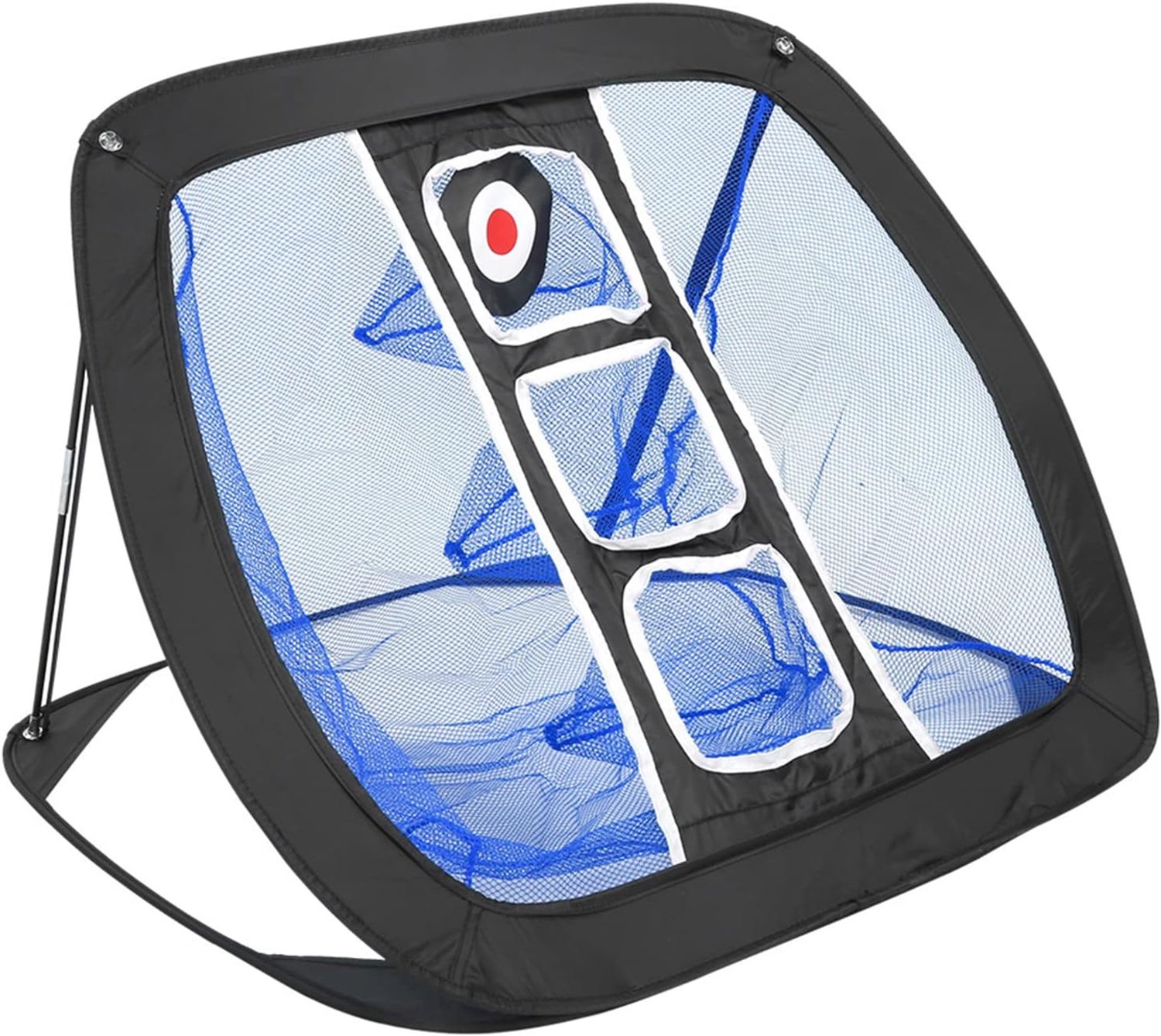 Golf Outdoor Praktijk Net Golf Tennis Schietoefening Opvouwbare Draagbare Indoor Golf Slaan Net Training Apparatuur Golf Doel Net(zwart+blauw)
