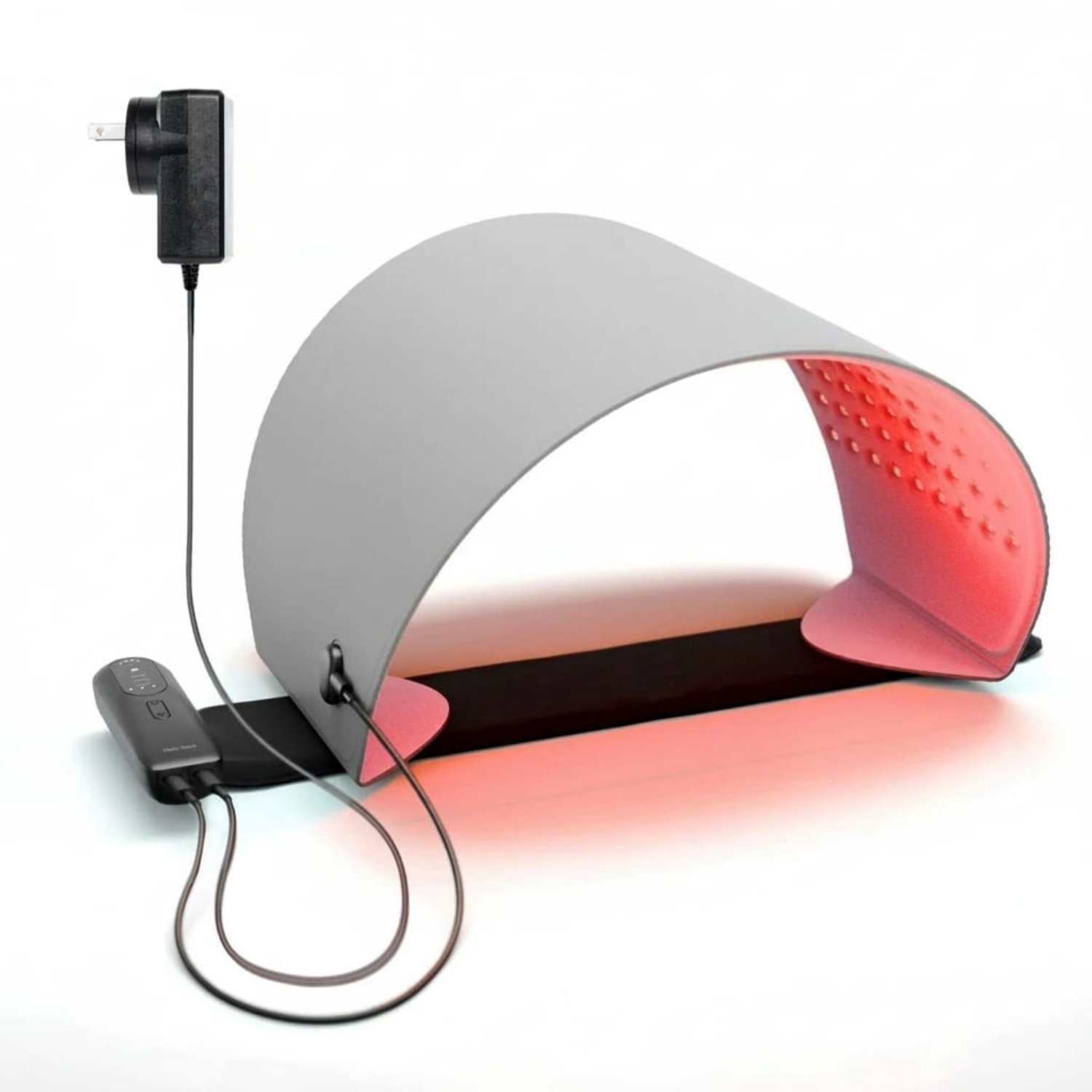 Klarven® Ledmasker Grijs - Lichttherapie Masker - Led Face Mask - Huidverzorging Gezichtsmasker - Rood Infrarood Licht - PDT Lichttherapie - Ontspannend Huidbehandeling