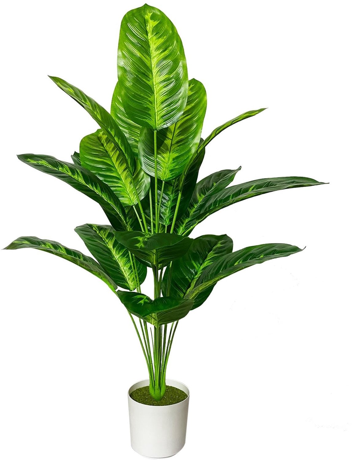 Kunstplant in Pot, Tropische Palm voor Binnen en Buiten Decoratie
