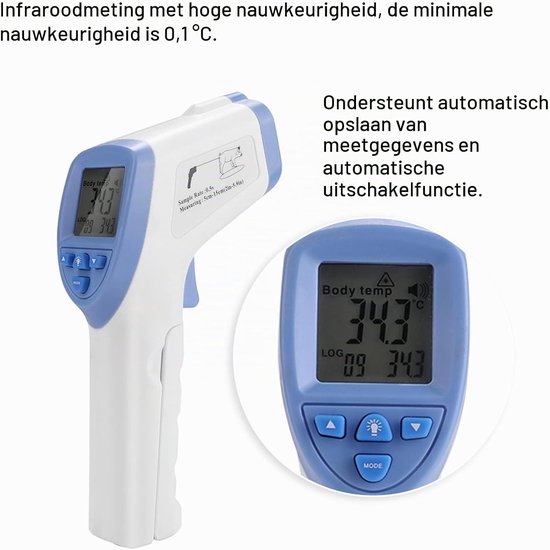 Digitale Huisdierthermometer met LED-probe - Infraroodthermometer voor Honden, Katten en Boerderijdieren - Hoge Nauwkeurigheid voor Dieren en Baby's, Ideaal voor Thuisgebruik — cadeau in Cadeau-ideeën - foto 2
