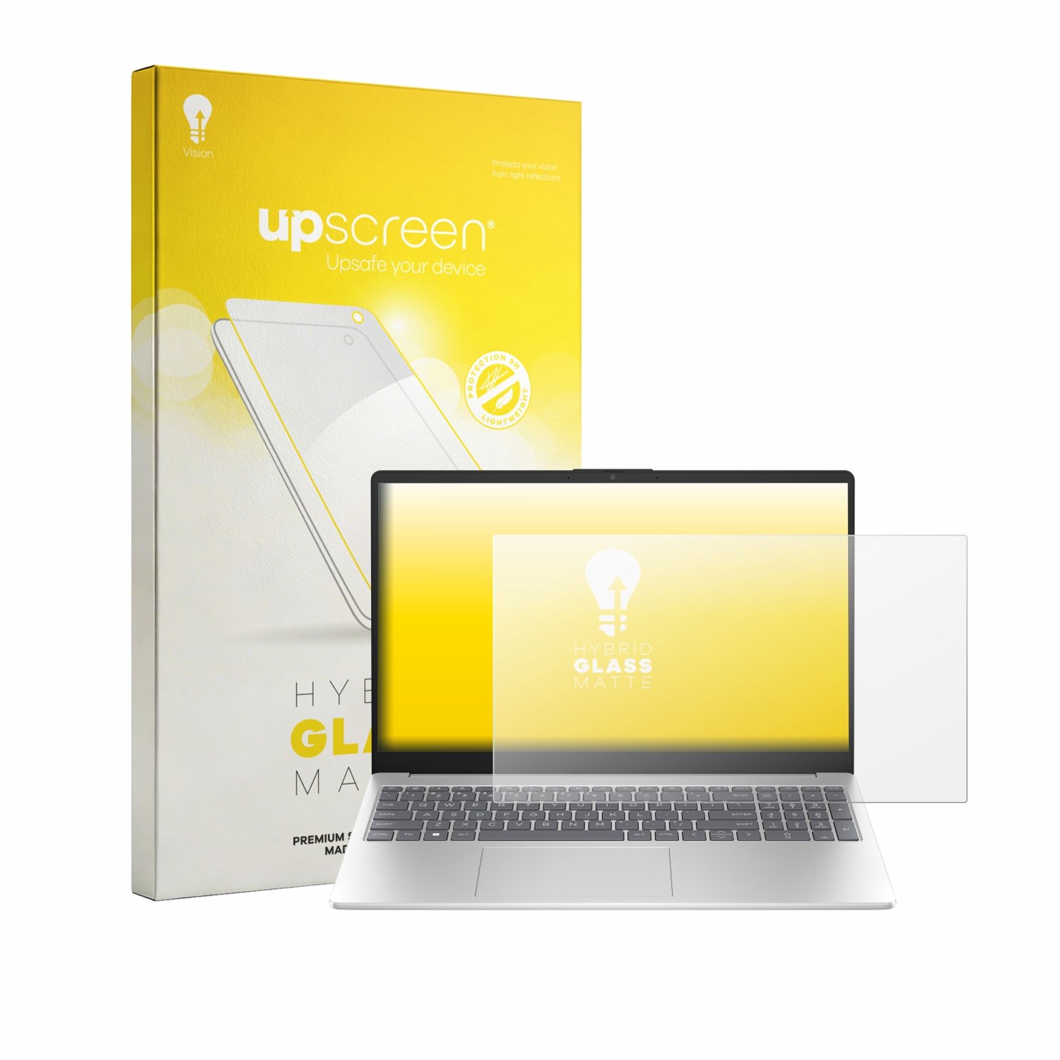 upscreen - Screenprotector voor HP 15-fd1731ngx - Folie Beschermfolie Beschermglas matte