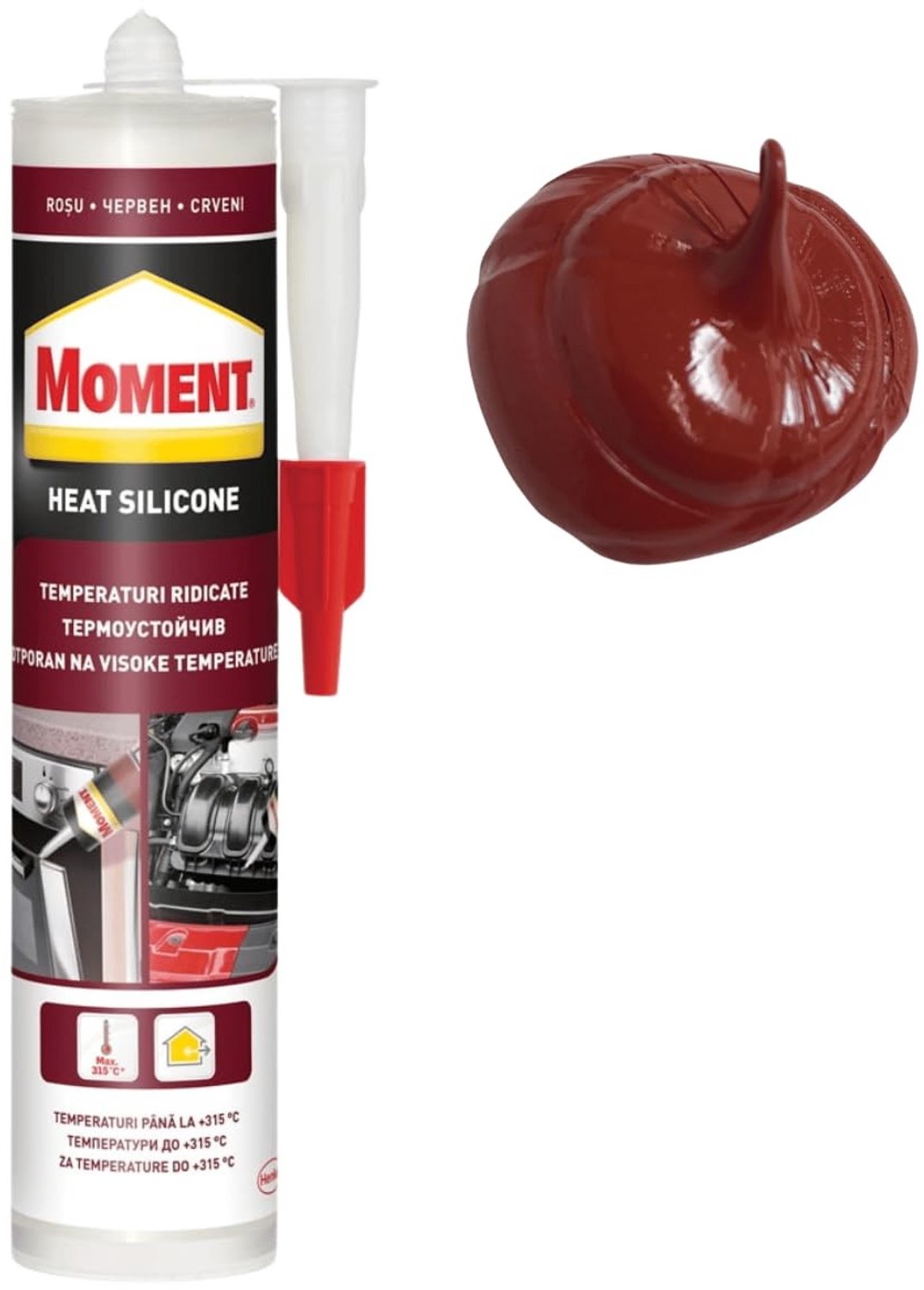 Hoge Temperatuur Silicone voor Ovens tot 260 Graden - 280 ml