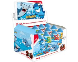 Zaini Chocolade Ei Sea Animals – Displaydoos 24 Stuks