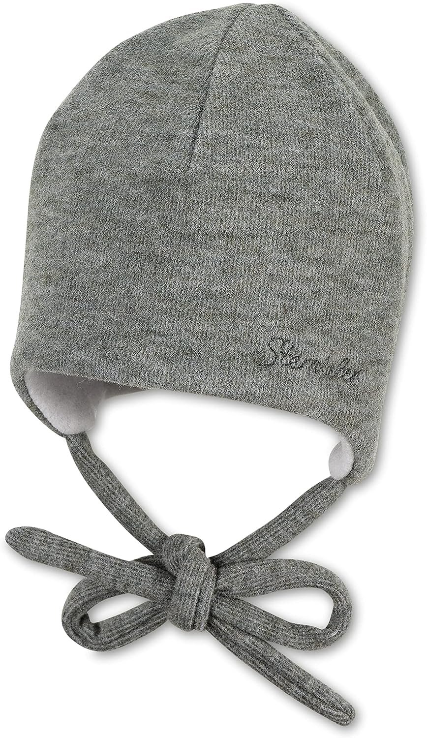 Sterntaler Baby Muts met Oorflappen en Lint - Warm & Zacht