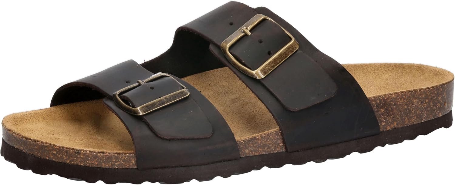 Lico Bioline Jenrik Unisex Klompen - Bruin Leer