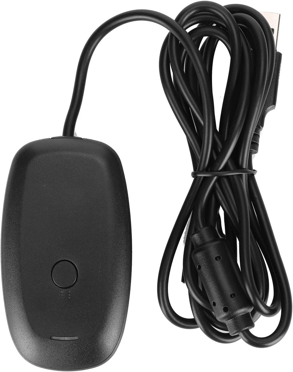 Draagbare en lichte draadloze game-adapter voor Xbox 360 en PC - ABS materiaal, ideaal voor gaming