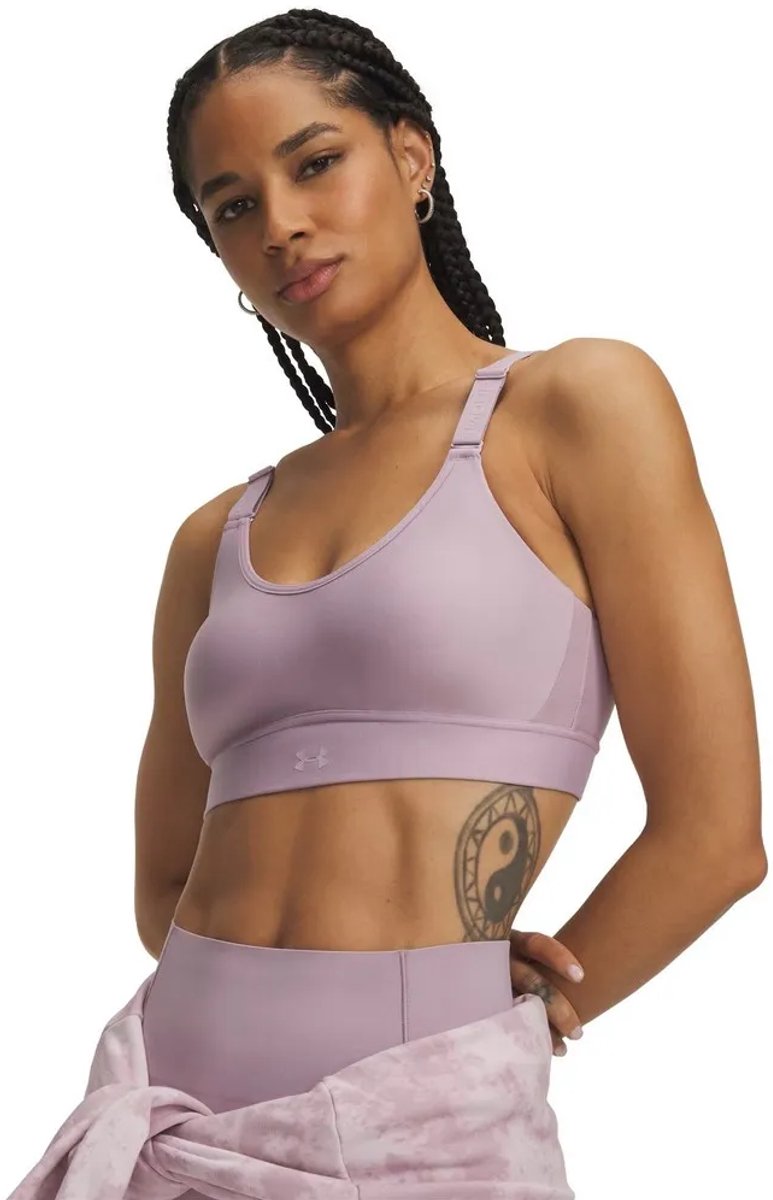 Under Armour Infinity Mid 2.0 Sportbeha Met Medium Impact Roze L / A-C Vrouw