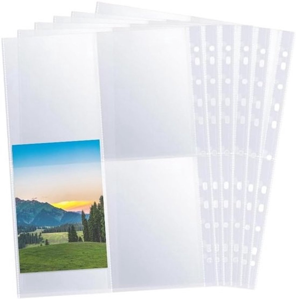 50 A4-fotohoezen met 400 compartimenten - Voor 2/3/4-ringbinders