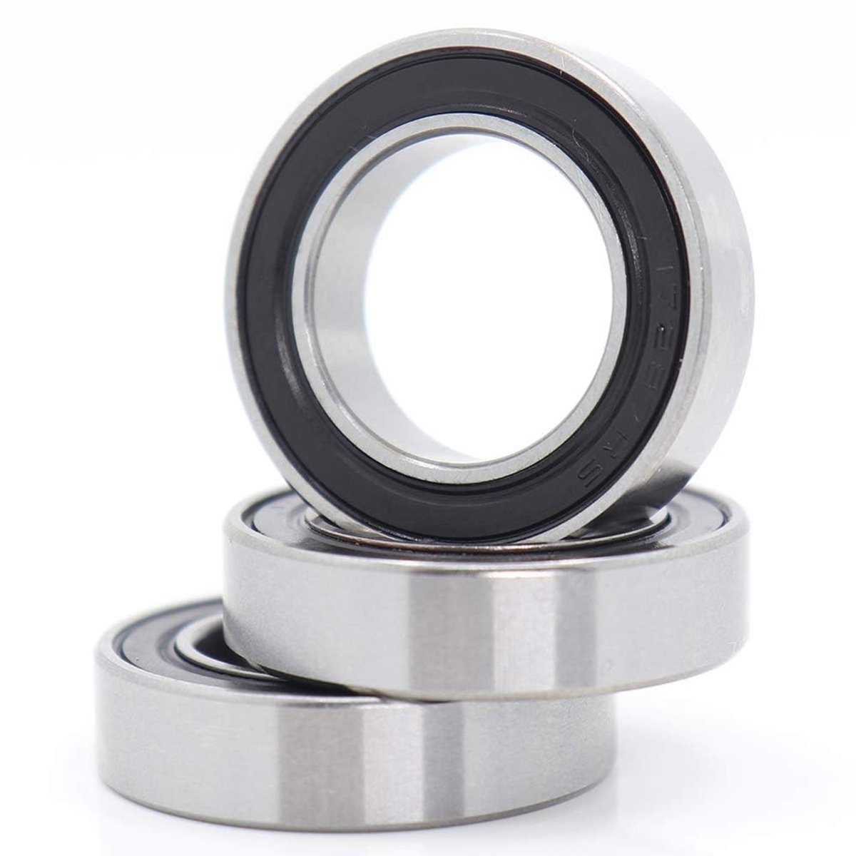 Kogellager, 17x28x7mm stalen ballen rubber verzegeld, MR17287 RS naaflagers voor hoop Fatsno Pro4 onderste kruk, (punt van 3 stk)