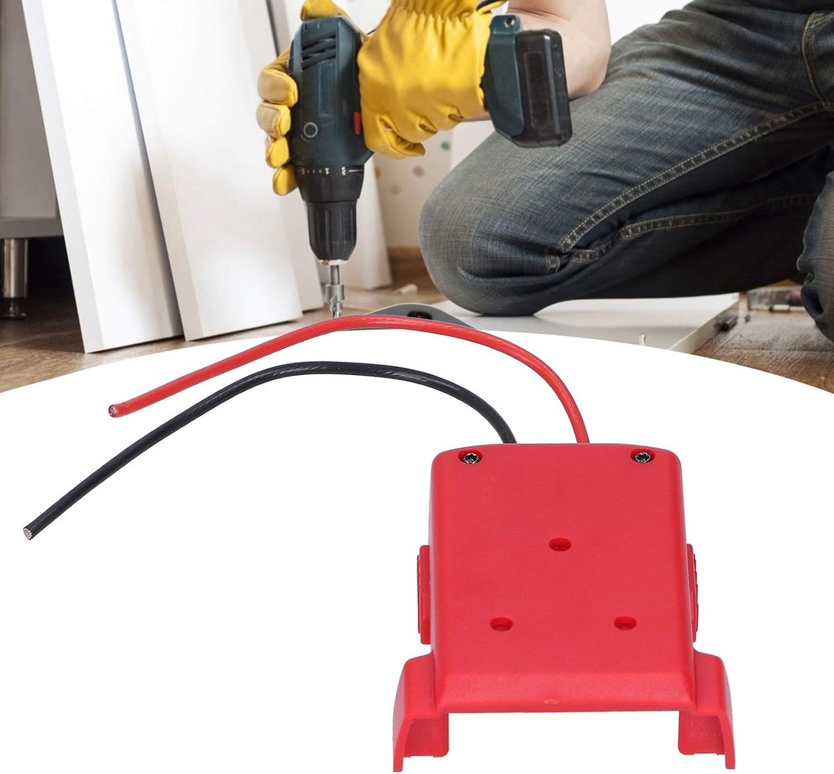 Adapter voor, Batterij Adapter Adapter, 18V M18 XC18 Power Mount Converter Connector Industriële Benodigdheden met Bevestigingsgat