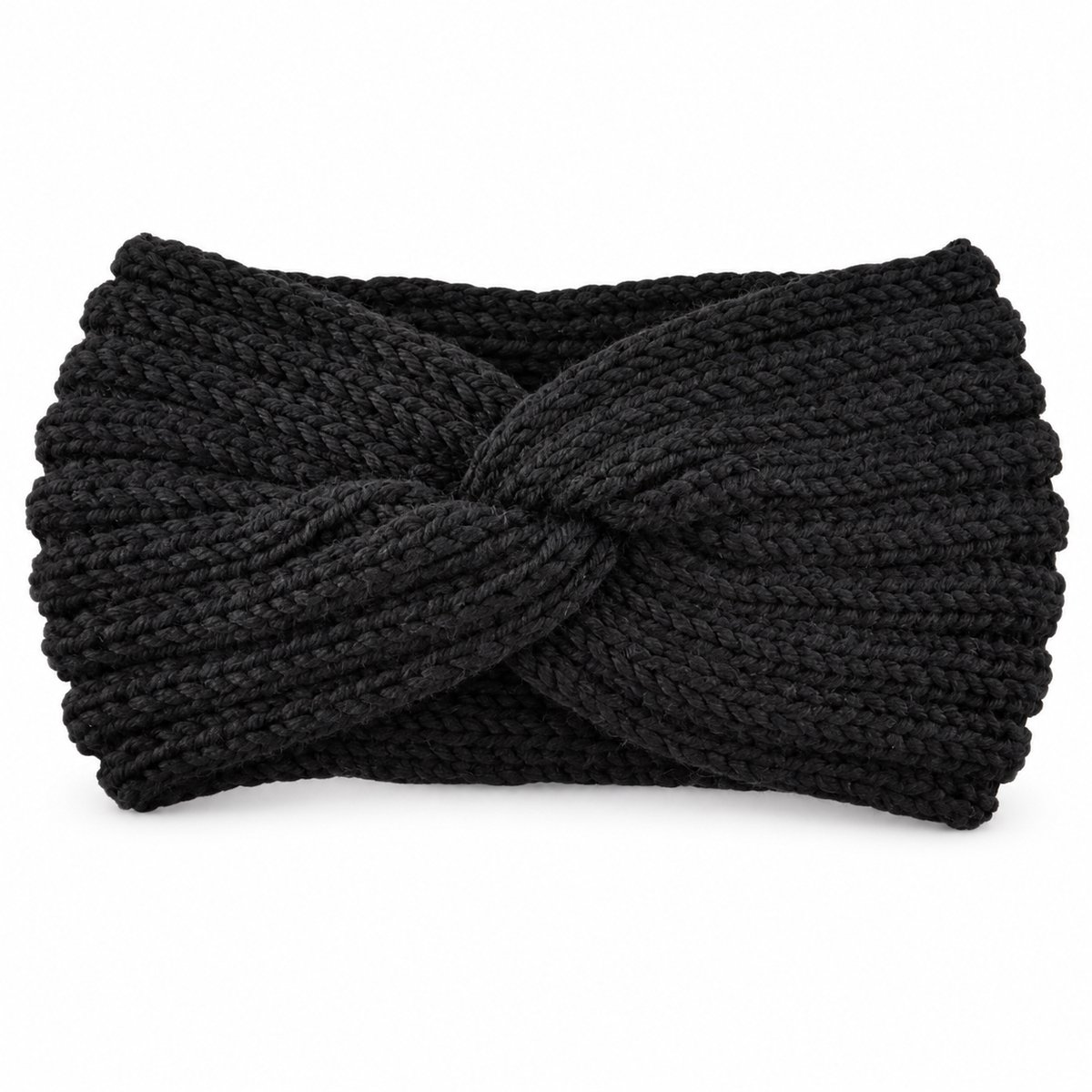 Consumerce® Winter Haarband Zwart – Hoofdband Dames – Hoofd Band Meisje – Hoofdbanden – Diadeem – Haarbanden – Sport – Make Up - Bandana