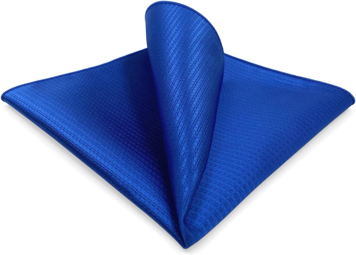 SHLAX&WING Pocket Vierkanten voor Mannen Effen Kleur Blauw Groen Geel XL voor Bruiloft