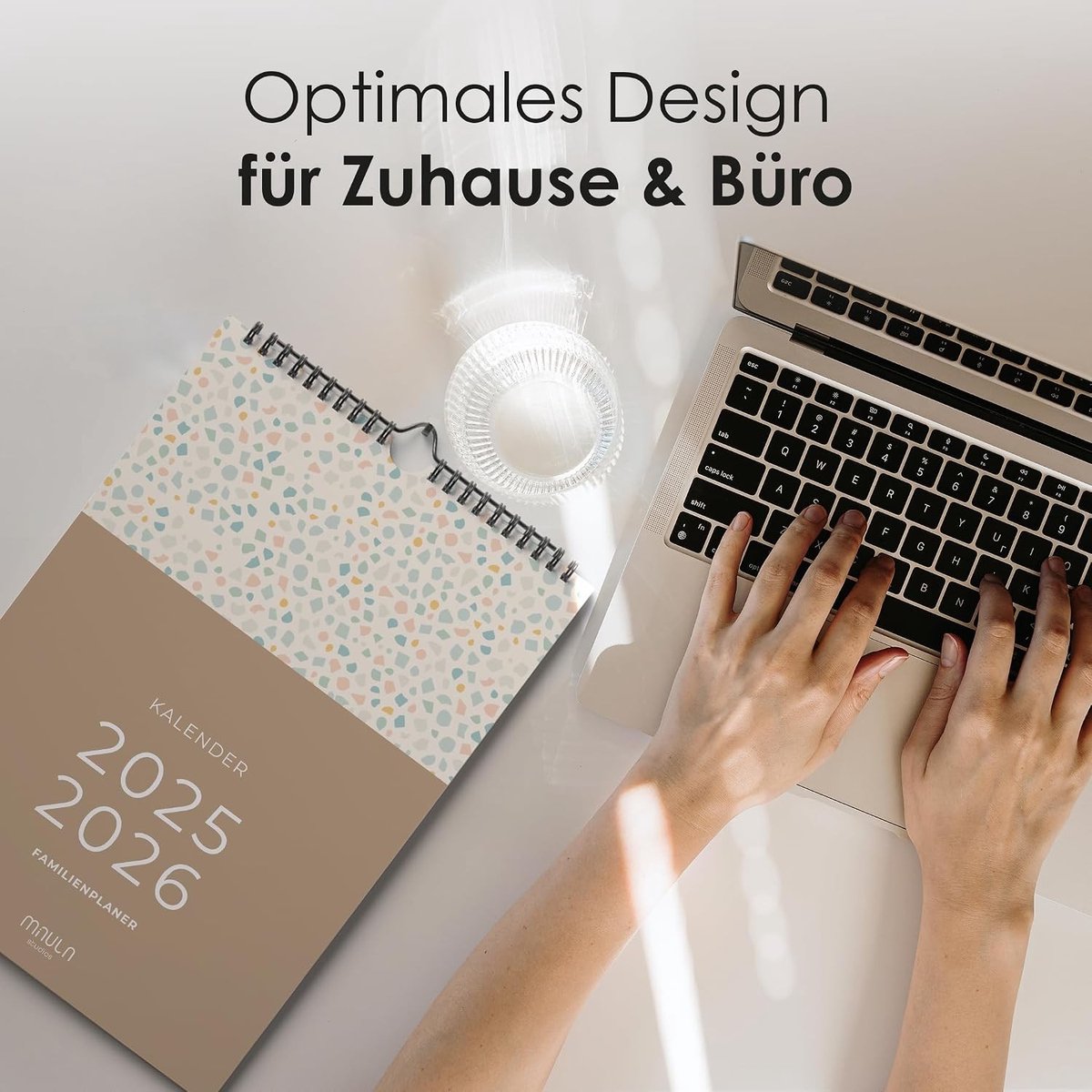 Familieplanner - Terrazzo - Wandkalender 2026 - Praktische Jaarkalender voor Thuis en Kantoor