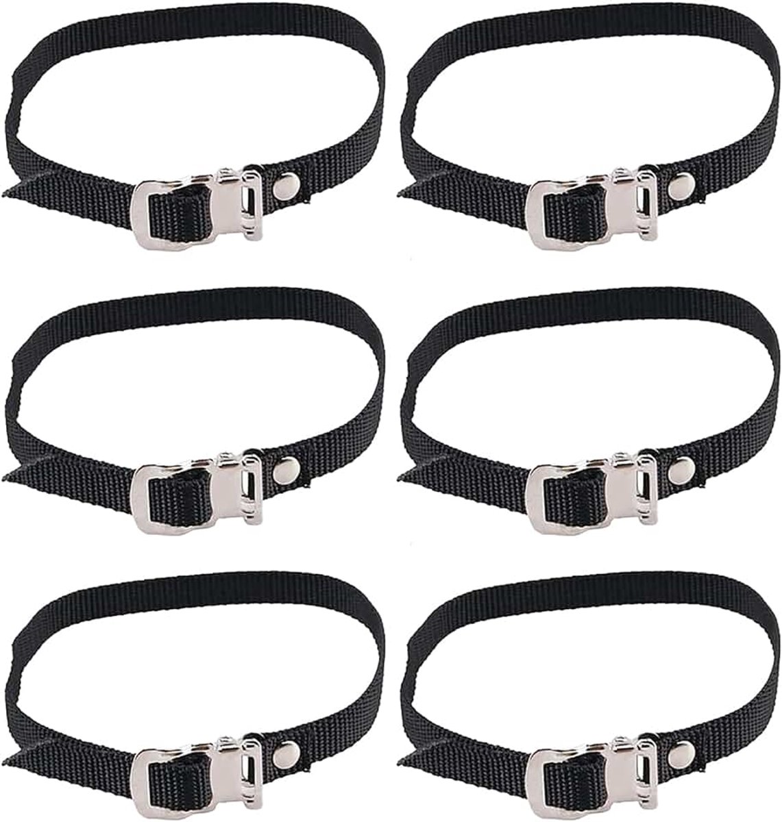 Pedaalriemen, verstelbare fietspedalen clips, hometrainer anti-slip riemen universele vervanging voetpedaal onderdelen voor hometrainers en buitenfietsen