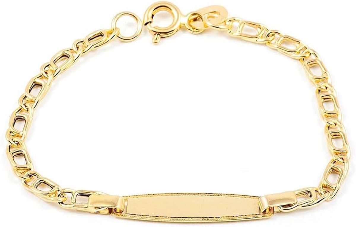 Kinderarmband geelgoud 18 karaat (750) - geschenkdoos - garantiecertificaat